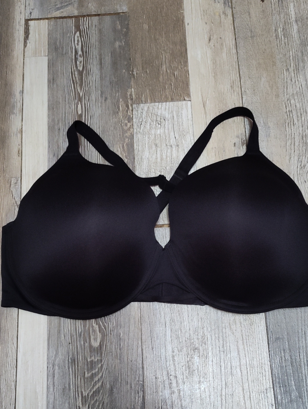 5/$25 SALE Hanes Size 2XL Light Padding Black Smooth Contour T-Shirt Bra